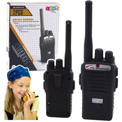 Lean_Toys Otro&amp;scaron;ki set Walkie Talkie Razpon 50-60M Slike