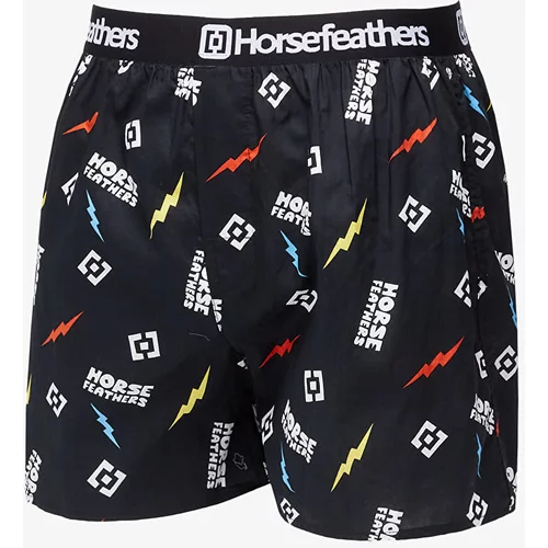 Horsefeathers Frazier Boxer Shorts Black/ Ignite Print