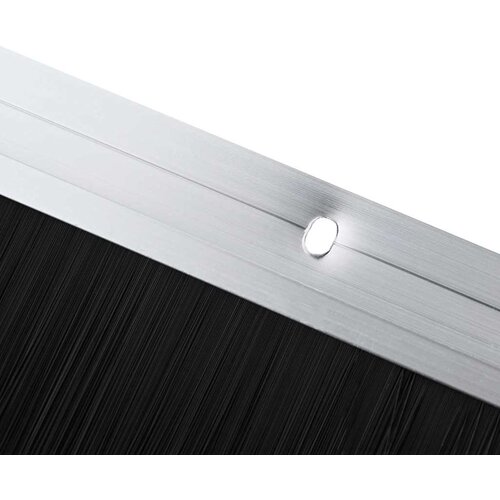  Držač četke za vrata 2 pcs Srebrno 100 cm Aluminijski legura Slike