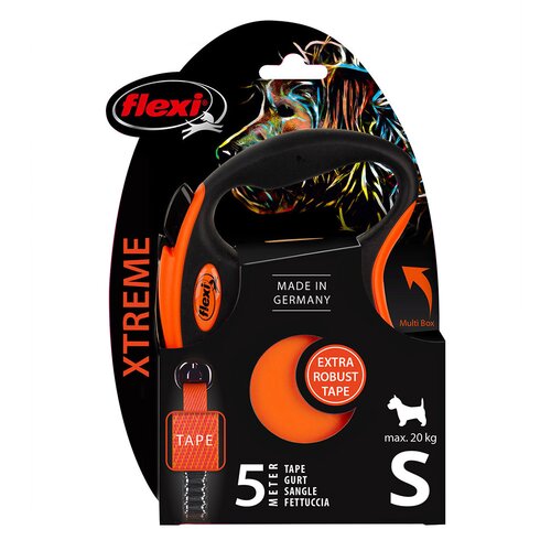 Flexi Xtreme Gurt-Leine orange, 5 m - S: bis 20 kg Cijene