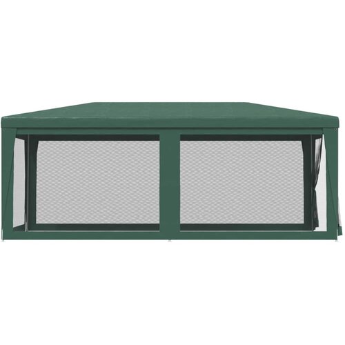  za zabave sa 6 mrežastih bočnih zidova zeleni 3x6 m HDPE Slike