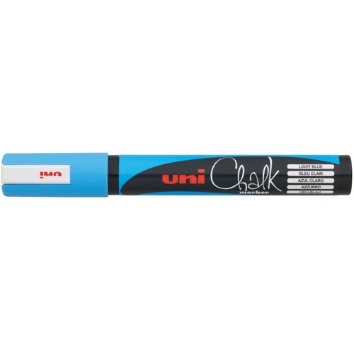 Marker Uni pwe-5m kreda svijetlo plavi Cijene