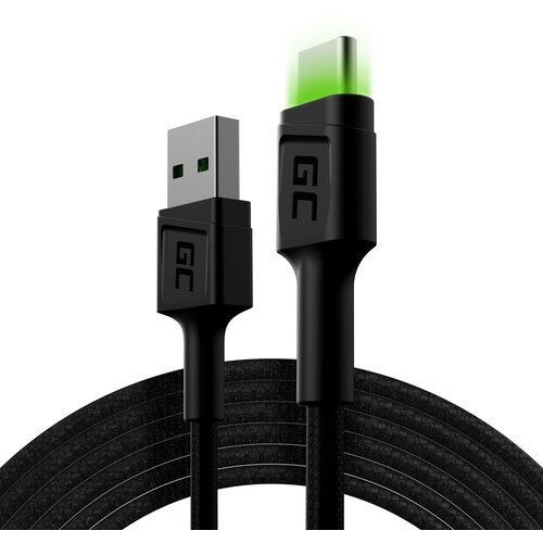 Green cell KABGC13 USB cable USB 2.0 2 m USB A USB C Black Cijene