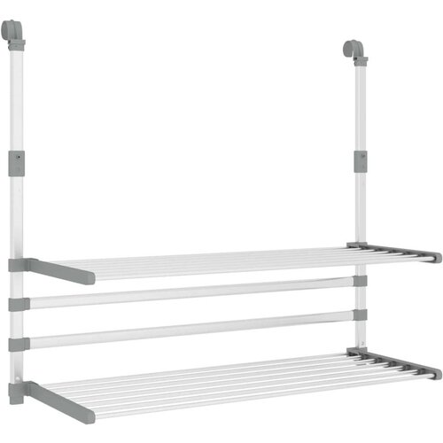  Za su&amp;scaron;enje za balkon 89 x 25 x (60 - 95) cm aluminijski Slike