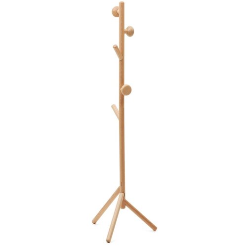 Kave Home Vješalica od masivne bukve u prirodnoj boji 46x170 cm Nadue – Cijene