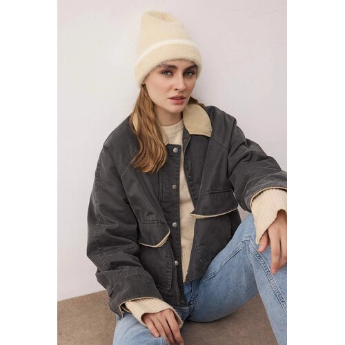 TRENDYOLMILLA ženski beret Twoaw26Br00005, bež-bež Slike