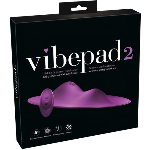 Vibepad 2 - punjivi, radio, vibrator za podlogu za lizanje (ljubičasta) Cijene