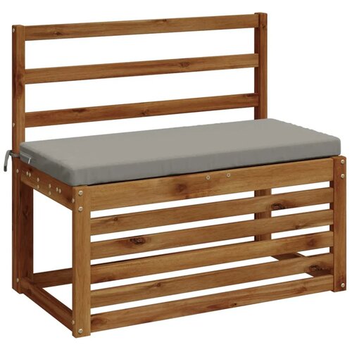  Jastučić za klupu SOEST 100% poliester Siva 60 x 40 x 5 cm - Siva 60 x 40 x 5 cm Poliester Slike