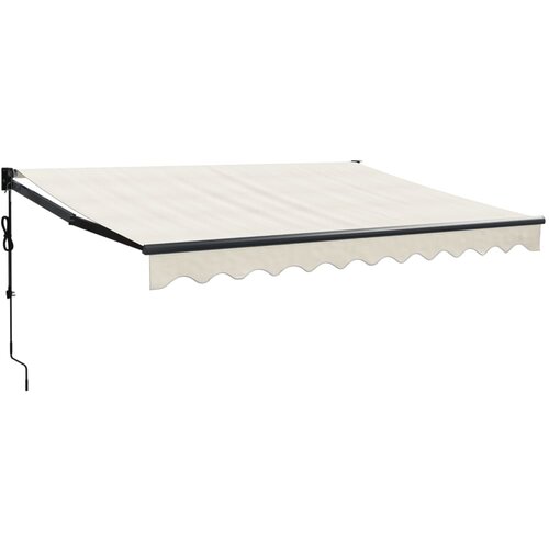 vidaXL Avtomatsko zložljiva tenda krem 3,5x2,5 m, (20800947) Cene
