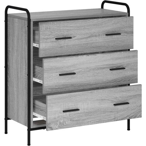  Kreveta Siva Sonoma 97 x 33 x 81 cm Konstruirano drvo Slike
