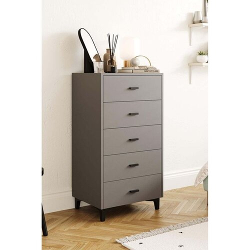 Hanah home komoda Riva, 60 cm, antracit Cene