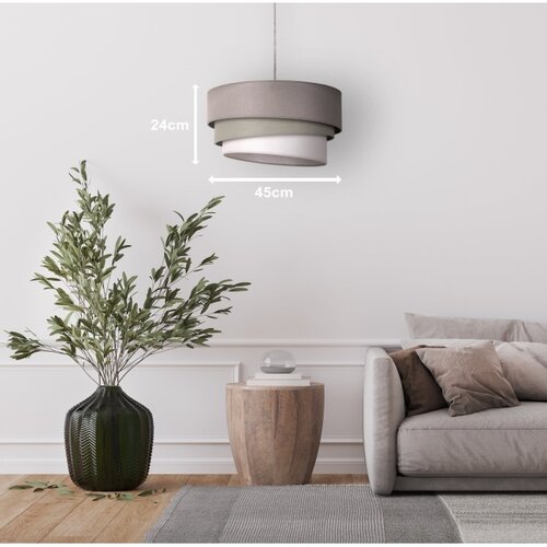  Duolla - Luster na sajli TRIO 1xE27/40W/230V prečnik 45 cm Slike