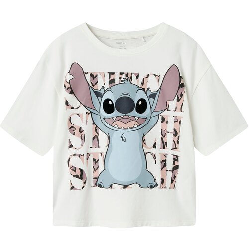 name it Majica 'NKFJIXI STITCH' sivkasto plava / lila / bijela Cene