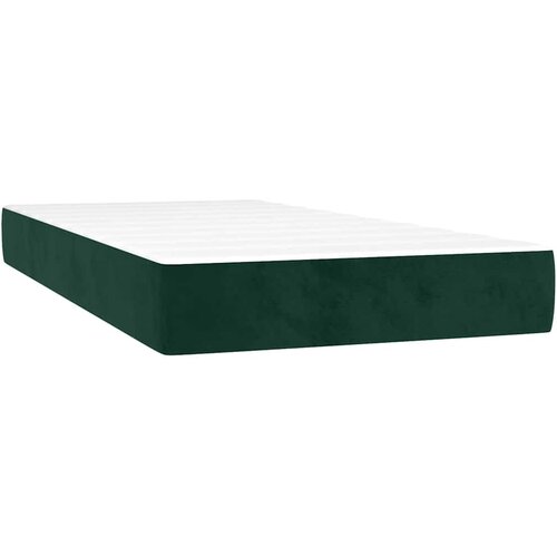 Box spring krevet s madracem tamnozeleni 100x200 cm bar&amp;scaron;unasti Slike