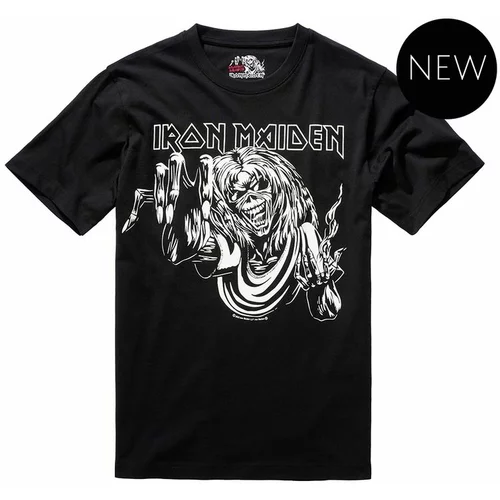 Brandit Iron Maiden T-Shirt EDDIE Glow, Crna