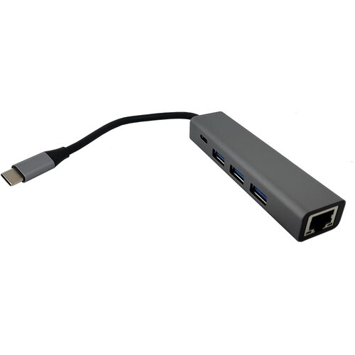 Fast_Asia Adapter-konvertor TIP C na 3xUSB 3.0+TIP C+RJ45 Slike