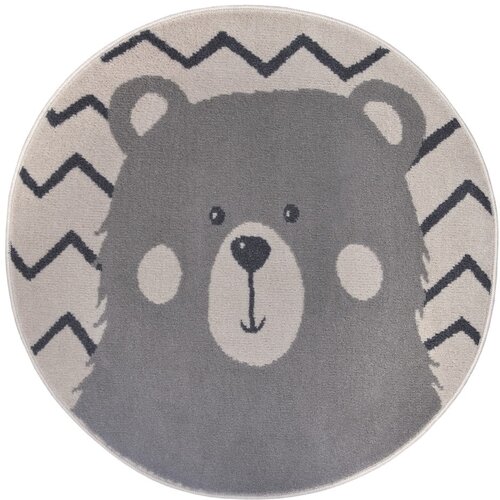 Hanse Home Siva otroška preproga ø 100 cm Bear – Cene