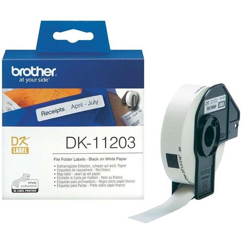Brother Laminirana Vrpca za Ispis Brother DK11203 Bijela Slike