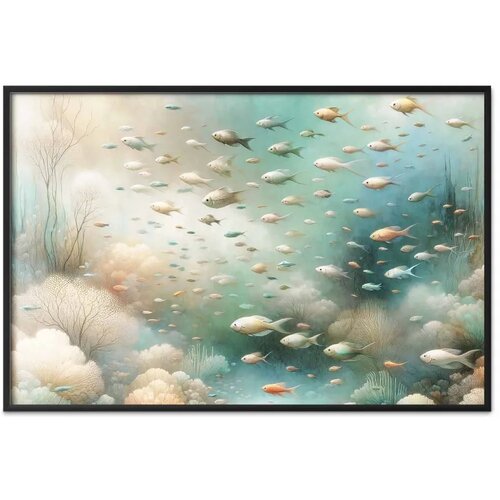  Plakat - Oceanic Beauty 30x21 Crni okvir Cene