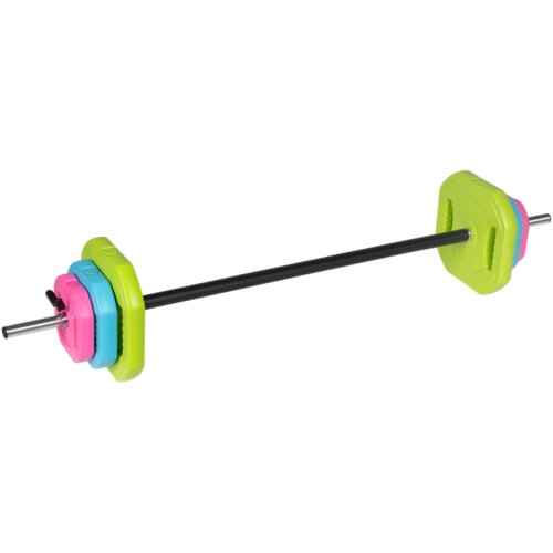 Rebel Active RBA-2336 &amp;ndash; Set uteži 20 kg s ravno palico 140 cm, bitumenske uteži Slike