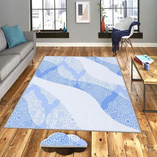 Conceptum Hypnose tepih Eexfab1000-1, pravougaoni, 100x300 cm, svetloplavi Cene