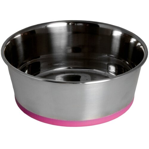 Rogz slurp stainless steel xxl činija za pse pink Cene