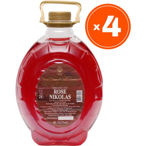 Nikolas Wines Rose Vino, 2l, 4 komada Slike