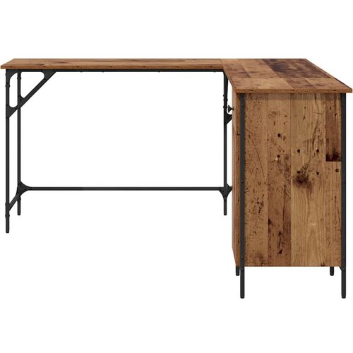 VidaXL Stol Staro drvo 141 x 141 x 75 cm Konstruirano drvo Slike