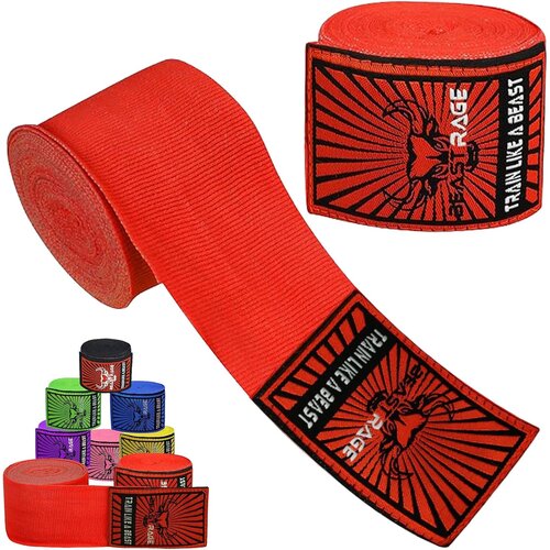 BEAST RAGE boksarski povoji za roke 4,5m Slike