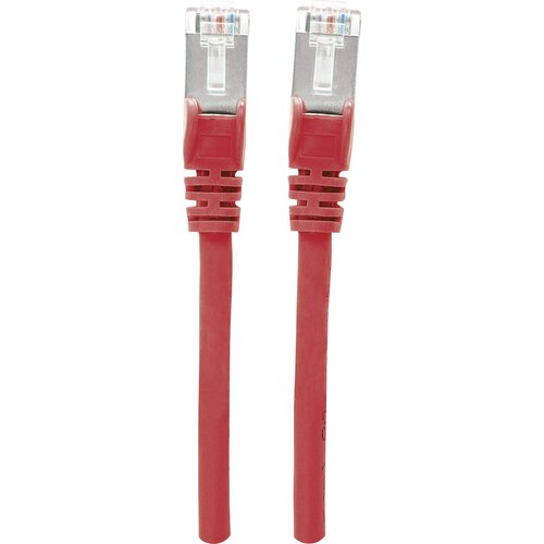Intellinet 319126 RJ45 omrežni kabel\, Patch kabel CAT 6a S/FTP 5.00 m rdeča za&scaron;čita iz folije\, pletena za&scaron;čita\, brez halogena 1 kos, (20417721) Cene
