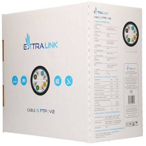 Extralink CAT6 FTP (F UTP) V2 Outdoor Twisted Pair 305M Cijene