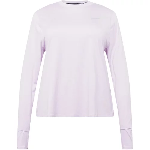 Nike Tehnička sportska majica 'Element' siva / pastelno roza
