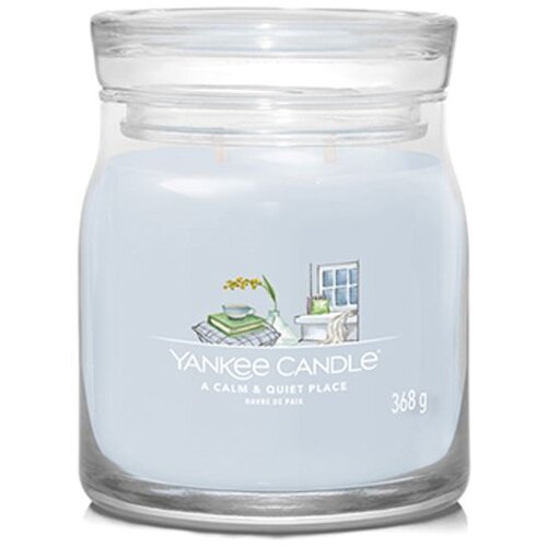 Yankee Candle A Calm & Quiet Place dišeča sveča I. Signature 368 g Cene