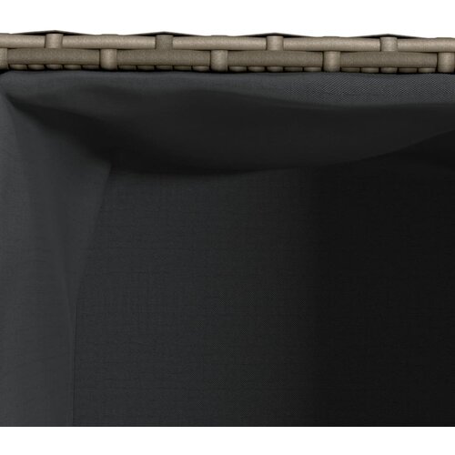  Vrtna sadilica siva 36 x 30 x 32 cm od poliratana Slike