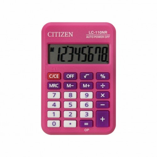 kalkulator citizen LC-110N 8 cifara roze Slike