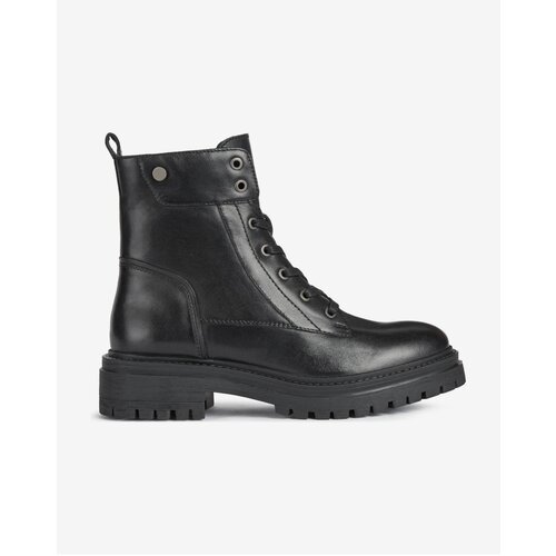 Geox Black women's leather shoes Iridea - Women's Cene
