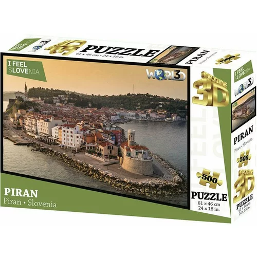 Prime 3d 500 delna 3D sestavljanka Piran I FEEL SLOVENIA 61x46cm