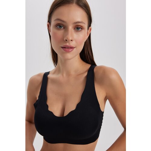 Defacto Fall In Love Laser Cut Bra with Removable Pad Slike