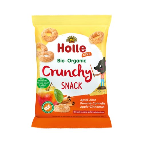 Holle Bio-Crunchy Snack Jabolko Cimet Cene