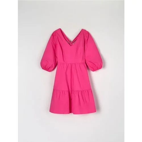Sinsay ženska mini haljina puf-rukava  5672F-42X
