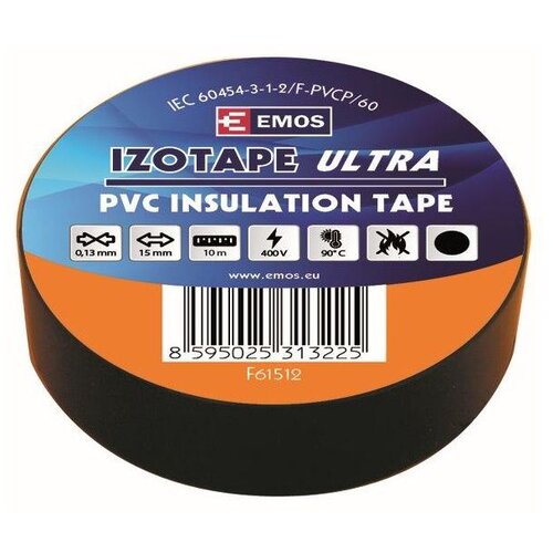 Emos Izolir traka 15 mm / 10 m - crna Cijene