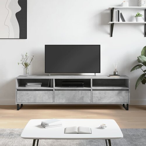 vidaXL TV ormarić boja betona 150x30x44 5 cm od konstruiranog drva Cijene