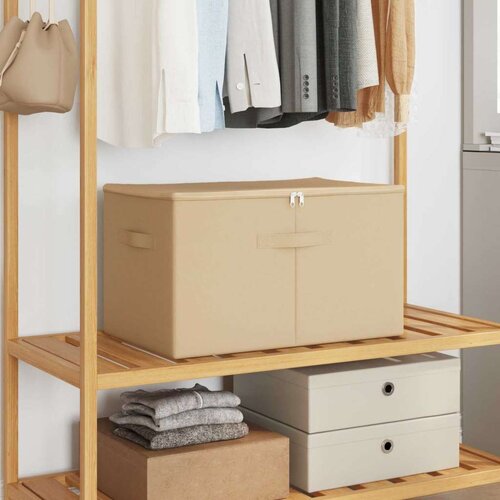  Kutija za spremanje 2 pcs Krem 55 x 35 x 32 cm Netkana tkanina - Krem 2 55 x 35 x 32 cm Cene