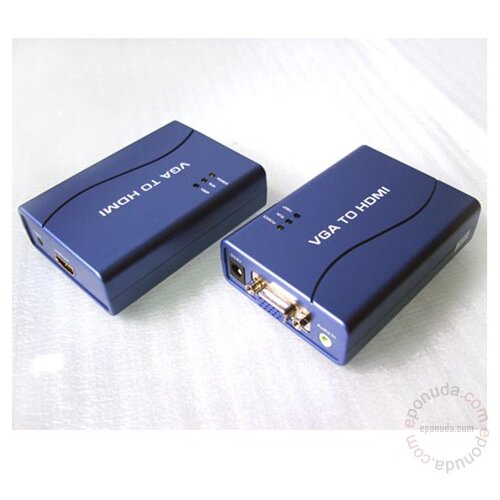 VGA to HDMI converter CKL-VGAH - transform VGA - SXGA - HDTV signal to HDMI 1.3 up to 1080p adapter Cene
