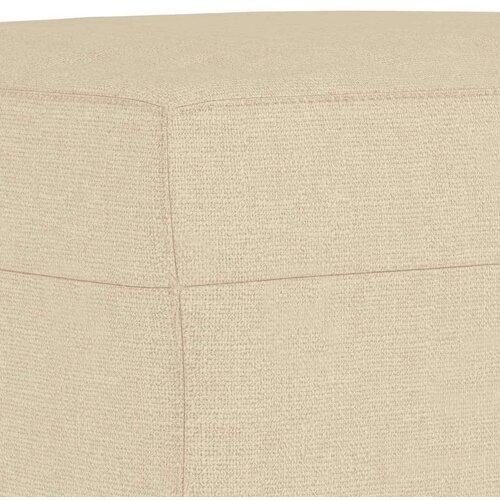  3-dijelni set sofa s jastucima krem od tkanine Slike