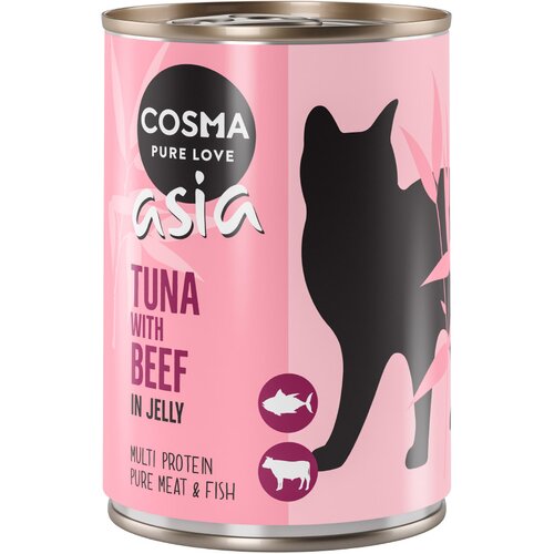 Cosma Asia v želatini 6 x 400 g - Tuna z govedino Slike