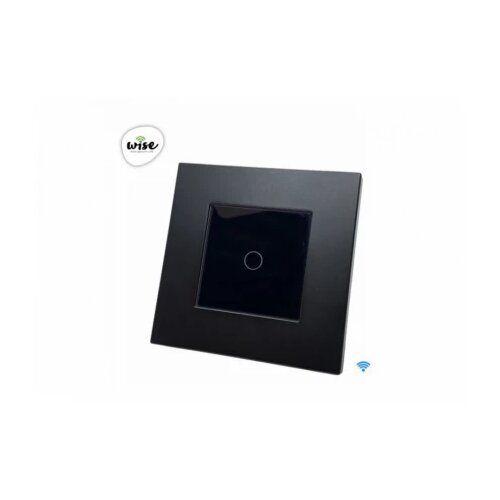 Wise wifi pametni prekidač - 1 taster, pvc mat panel crni Cene