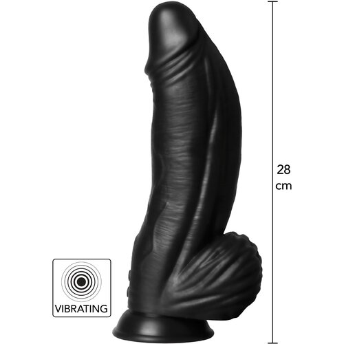 Hidden Desire Extreme Vibrating Demon Monster Dildo Black Cene