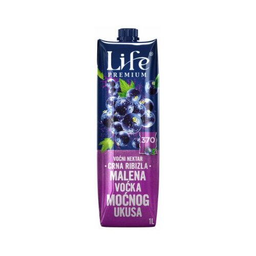Nectar sok life crna ribizla nektar 1L brik Slike
