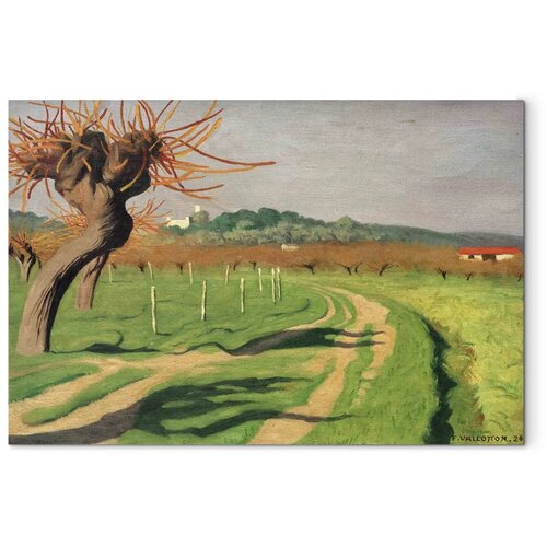  Slika - F&amp;eacute;lix Vallotton &amp;ndash; Vall&amp;eacute;e de la Cagne 90x60 Akustična Slike